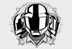 daft punk zrh tattoo idea