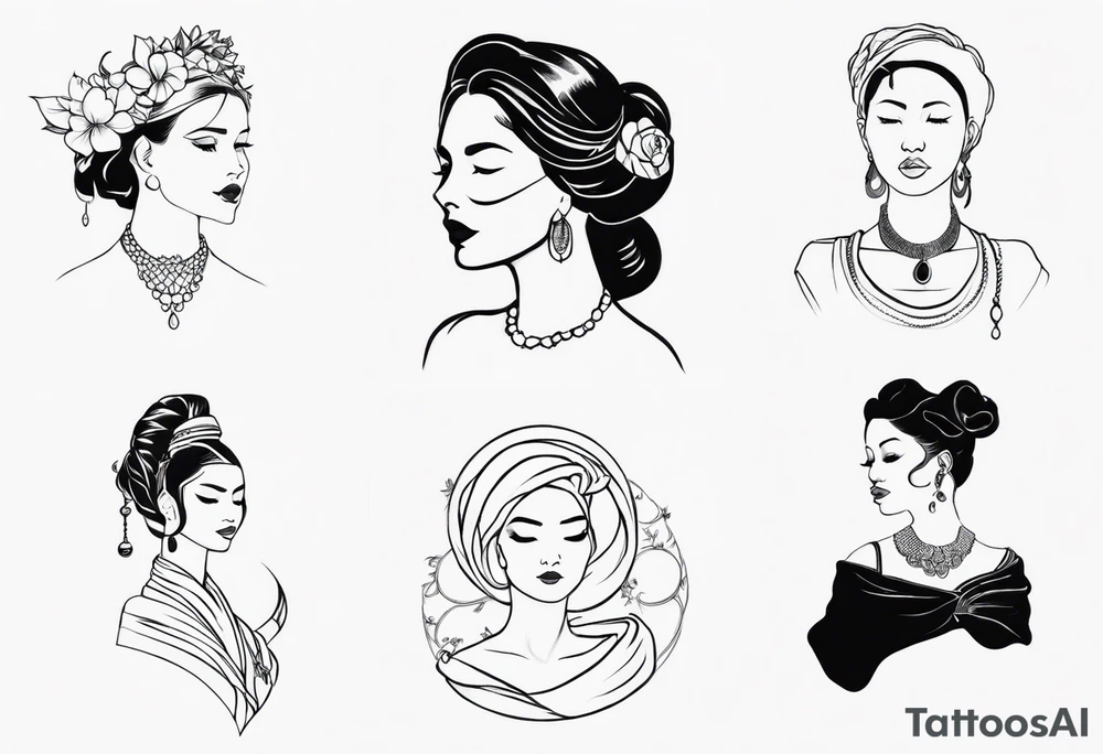 Womens history collarbone tattoo tattoo idea