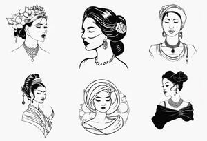 Womens history collarbone tattoo tattoo idea