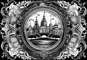 Music, god, art, family, American football tattoo idea