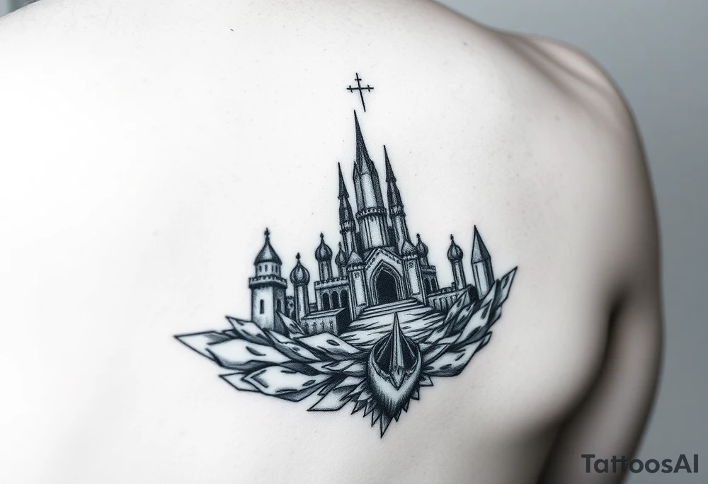 Underwater Atlantis tattoo idea