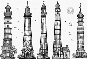 tower tattoo idea