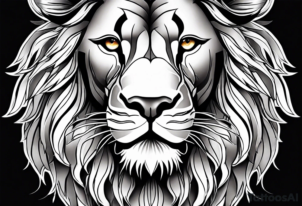 Lion tattoo idea