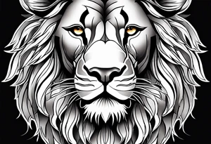 Lion tattoo idea