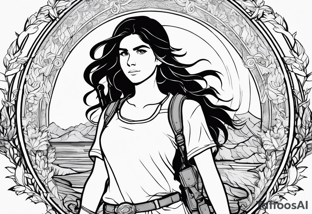 Percy Jackson and Annabeth Chase tattoo idea