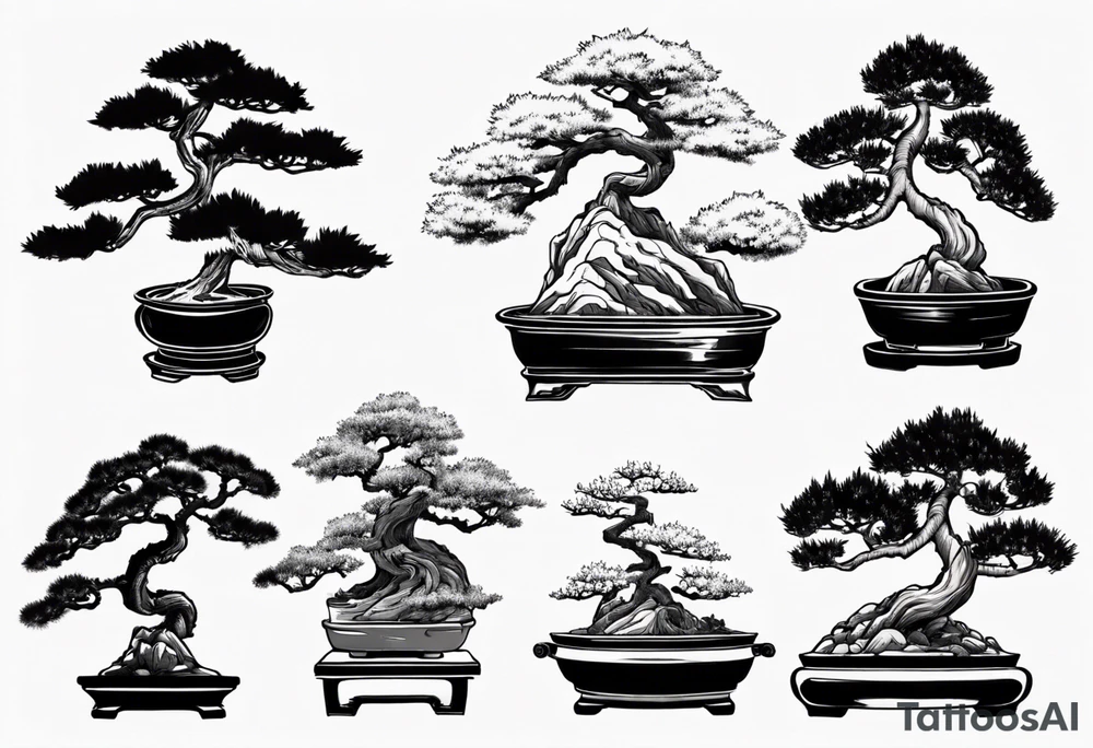 A bonsai tree tattoo idea