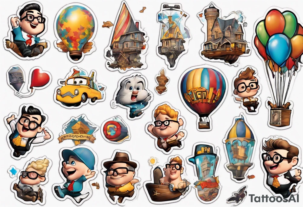 up! movie tattoo idea
