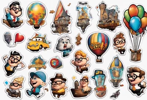 up! movie tattoo idea