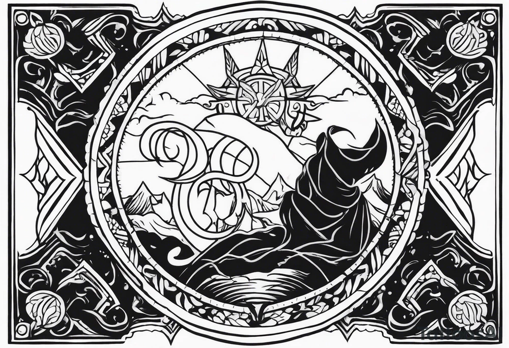 Deadly sin Greed tarot card tattoo idea