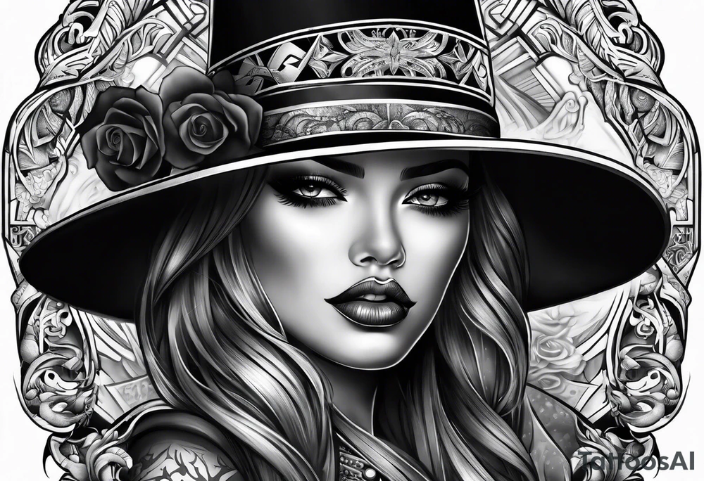 Gangster chicano tattoo idea