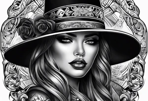 Gangster chicano tattoo idea