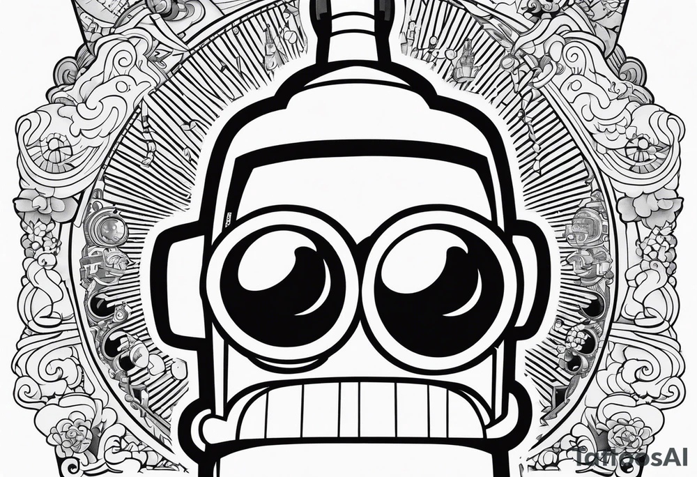 Futurama Bender tattoo idea