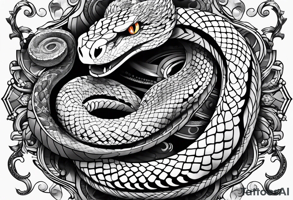 Snake tattoo idea