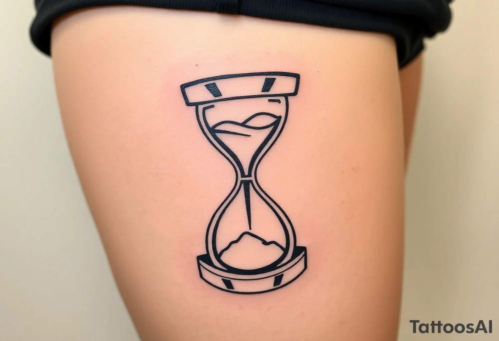 hourglass tattoo idea
