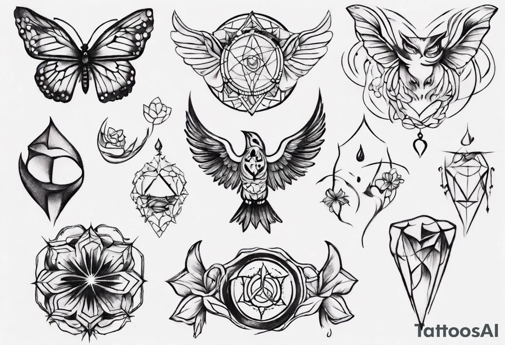 Clear 
Small tattoo ideas 
For girls tattoo idea