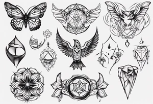 Clear 
Small tattoo ideas 
For girls tattoo idea