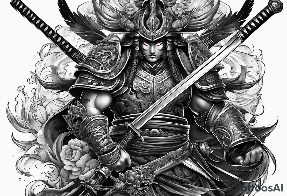 Katana tattoo idea