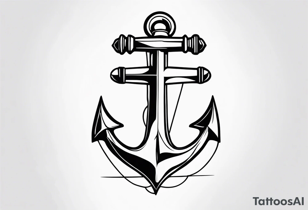 anchor tattoo idea