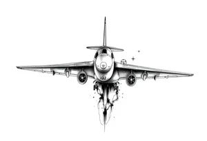 aviation inspired, sleeve tattoo tattoo idea