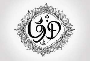 Tattoo ਨਿਰਭਉ ਨਿਰਵੈਰ written in Gurmukhi written text. tattoo idea