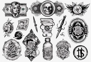 Money tattoo idea