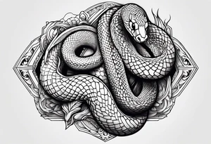 I want a snake tattoo for my ribs tattoo idea