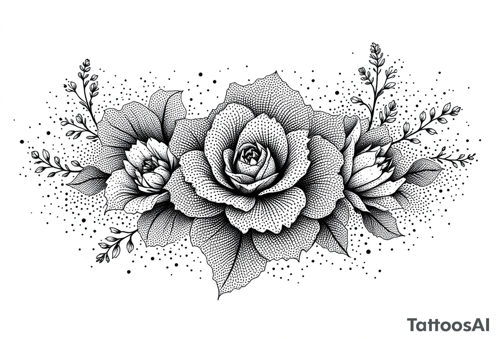 flowers tattoo idea