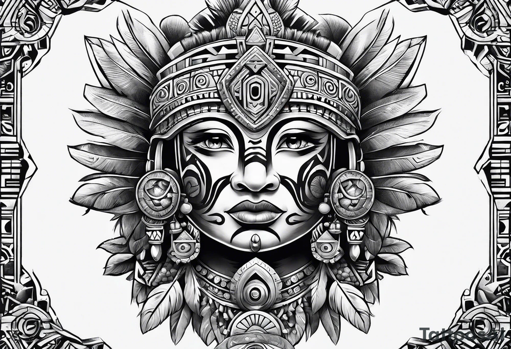 sleeve. Aztec tattoo idea