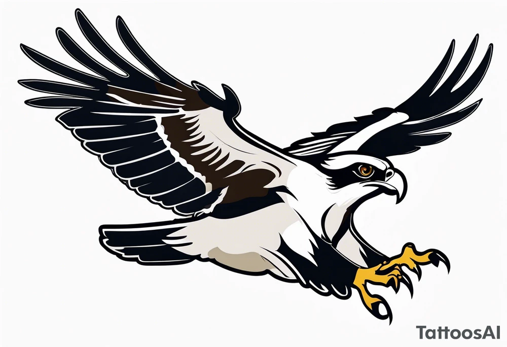 osprey taking off tattoo idea