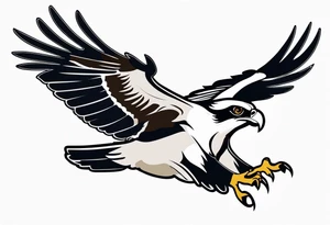 osprey taking off tattoo idea