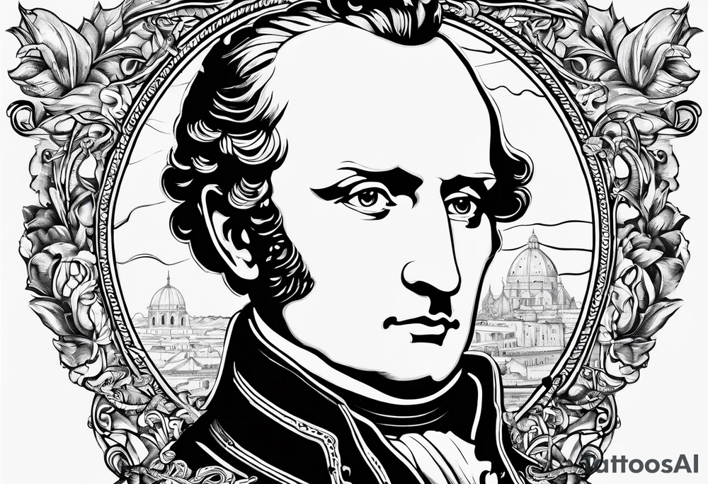 napoleon tattoo with text tattoo idea