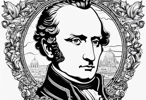 napoleon tattoo with text tattoo idea