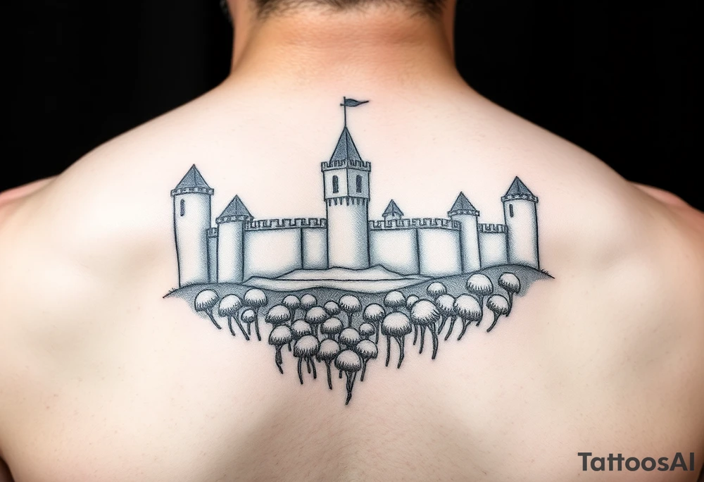 the meadow of the royal fortress. tattoo idea