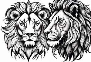 type 1 diabetes symbol, lion tattoo idea