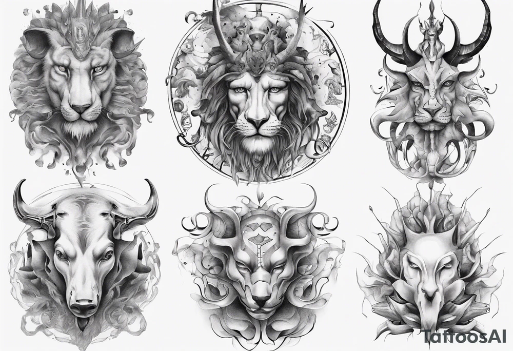 God of animals tattoo idea