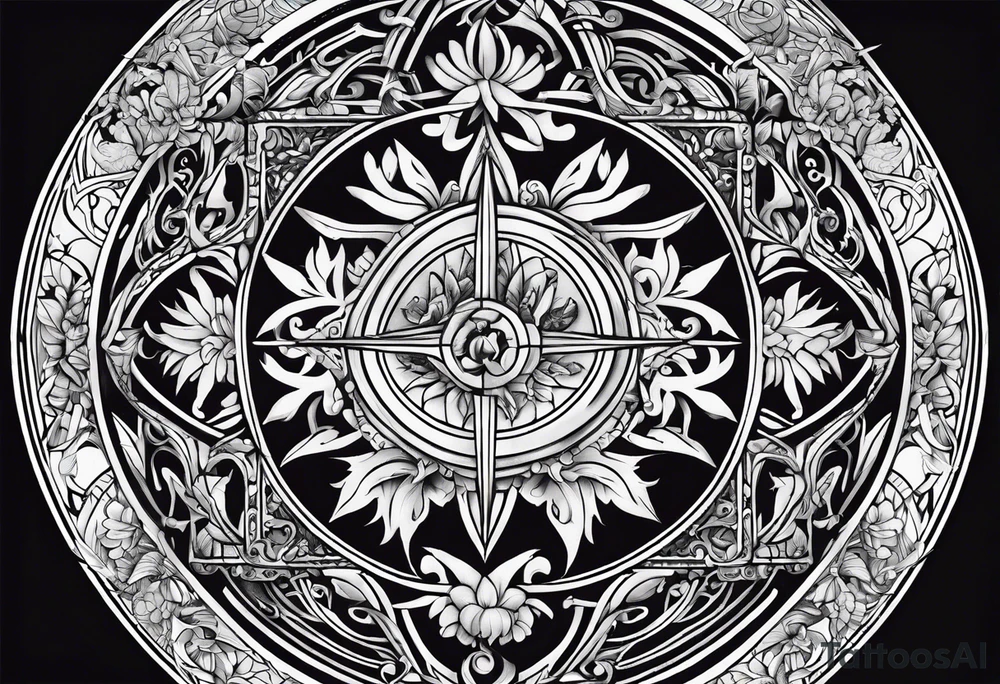 The symbol of Matthias in the bible tattoo idea