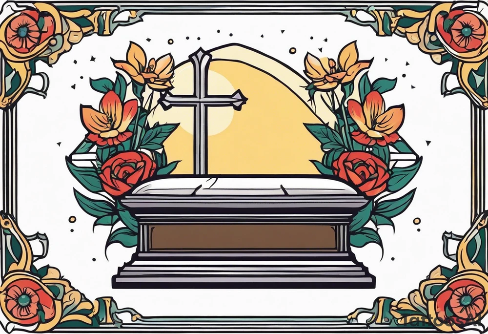 jesus tomb


vintage flowers
old school vintage simple traditional design 



bold color simple tattoo idea