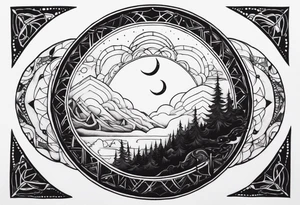 Sleep token trilogy of trauma tattoo idea