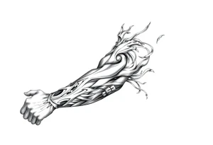 arcane mage, magic tattoo idea
