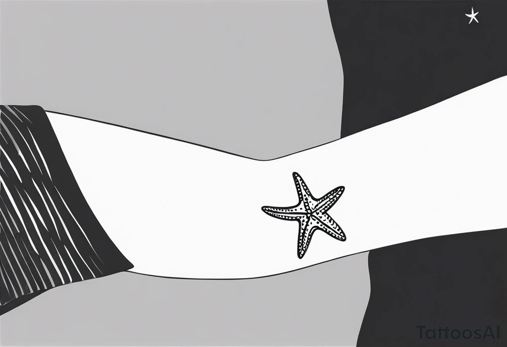 Starfish bracelet tattoo idea