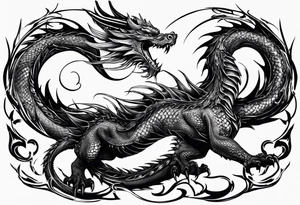 dragon tattoo idea