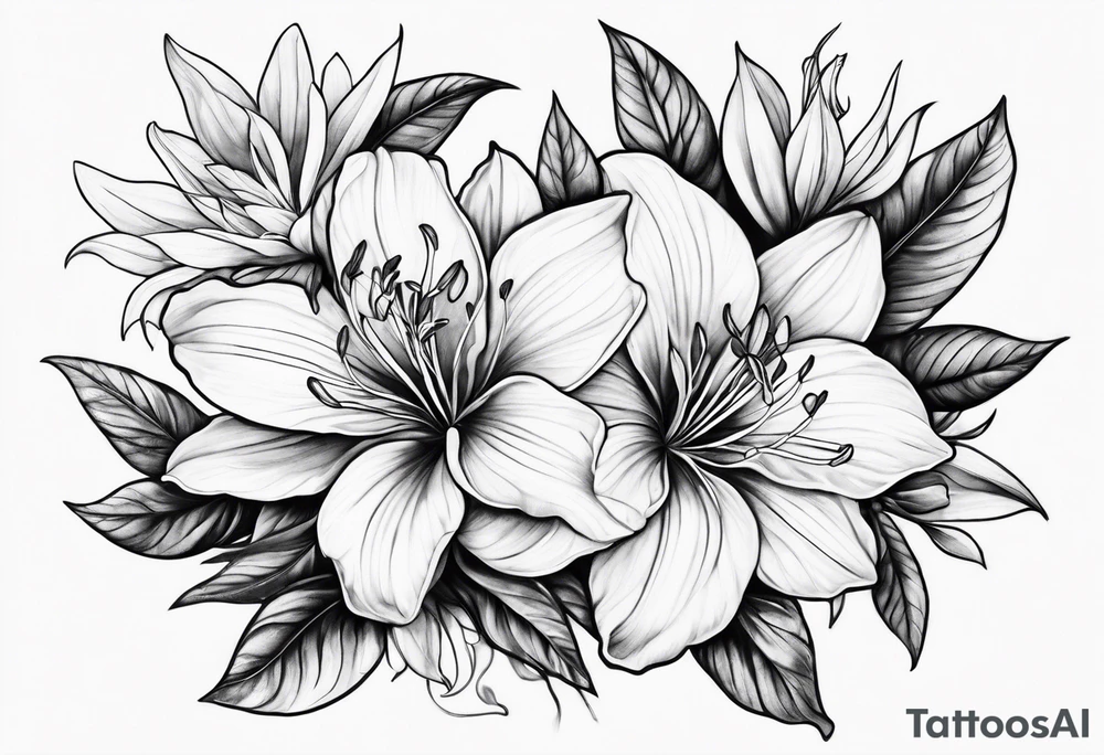 Azaleas tattoo idea