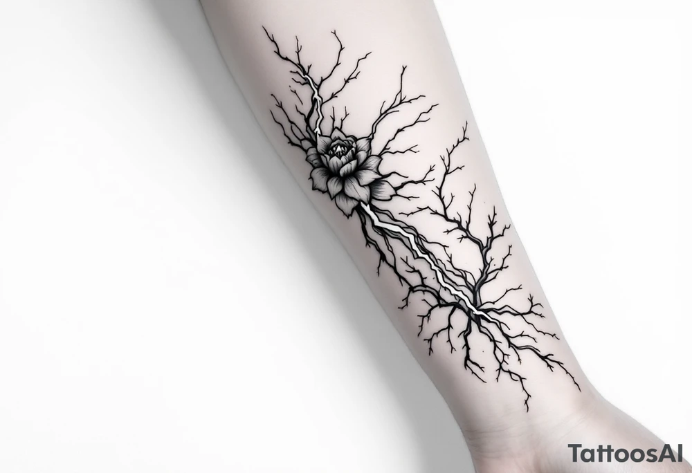 Lightning tattoo idea