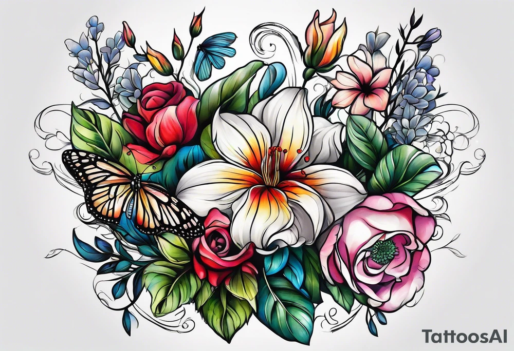 Garden tattoo tattoo idea