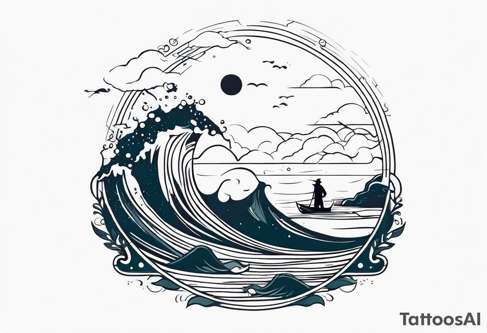 The Old Man and the Sea tattoo idea