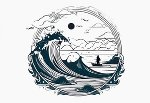 The Old Man and the Sea tattoo idea