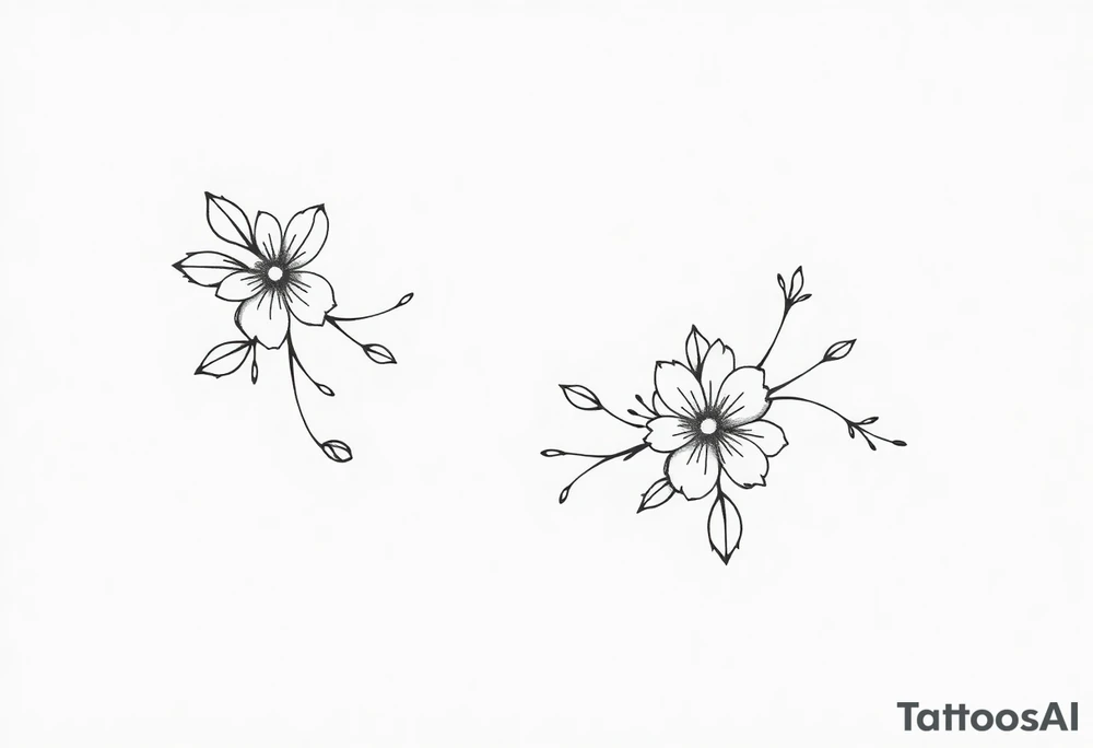 chardon minimaliste tattoo idea