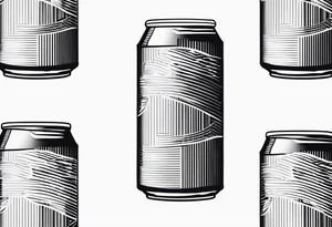 beer can tattoo idea