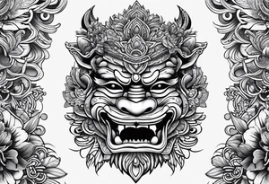 Balanise Barong tattoo idea