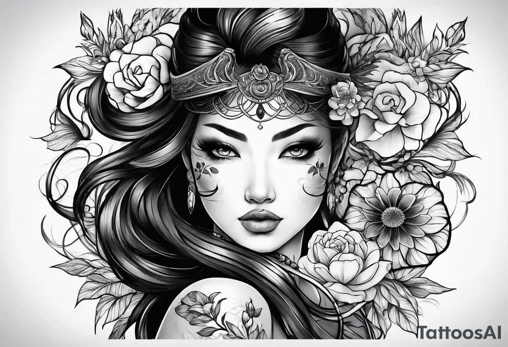 Generate me something amazing tattoo idea